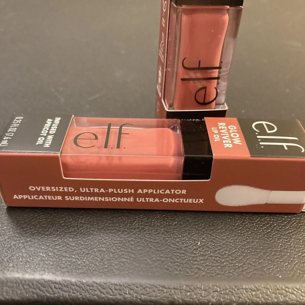 2x e.l.f. Glow Reviver Lip Oil Hydrating Tinted Lip Oil with Jojoba Avocado Oil‎